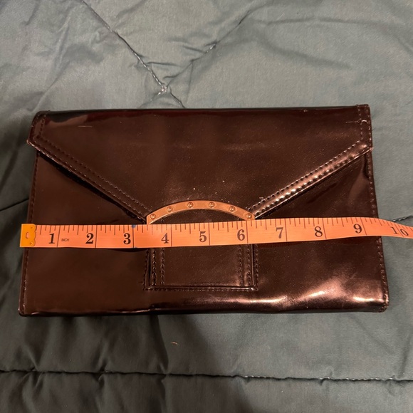 Nine West Black pattern leather clutch - Picture 5 of 5